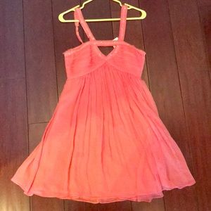 Salmon Beaded BCBG Dress